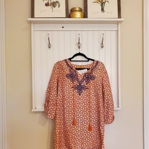 NWT Roberta Roller Rabbit Silk Tunic Size S